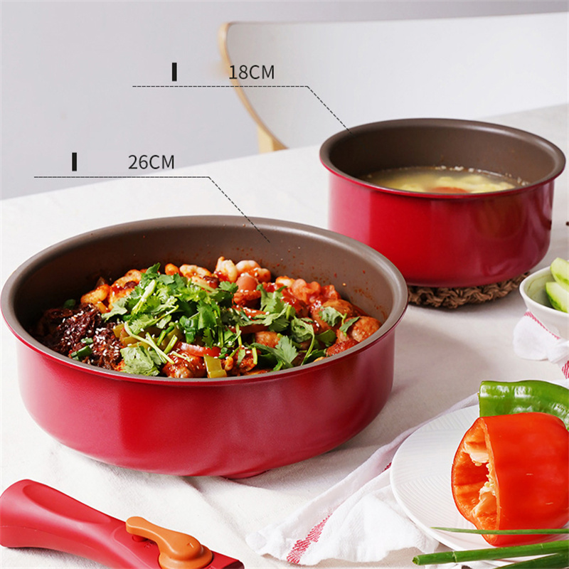 Space-Saving Aluminum Kitchenware with Detachable 01